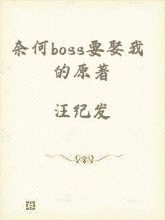 奈何boss要娶我 的原著